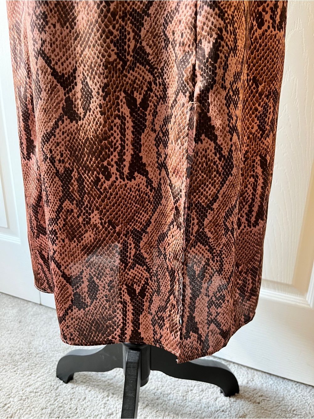 Express pink python dress - Picture 4 of 6